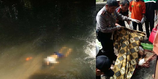 Suherman tewas terpeleset saat buang air besar di sungai 