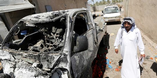 Ledakan bom mobil kembali hancurkan utara Kota Baghdad