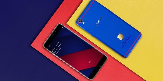 Oppo F1 Plus edisi FC Barcelona dipesan 2000 unit di Indonesia