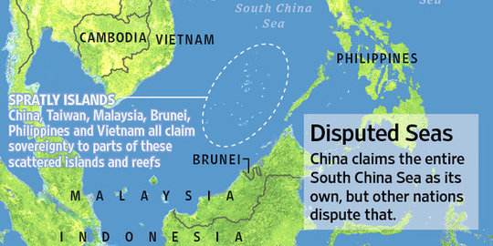 20 ribu tandatangan gugat hasil Pengadilan Laut China Selatan