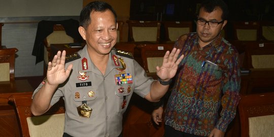 Presiden Jokowi resmi lantik Tito Karnavian jadi Kapolri