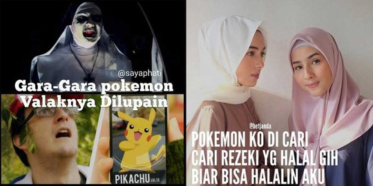 Meme lucu gara-gara Pokemon Go