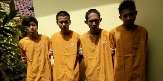 14 Kali membegal, 5 anggota geng motor sadis diringkus