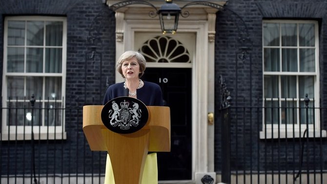 theresa may berpidato usai resmi jadi pm inggris