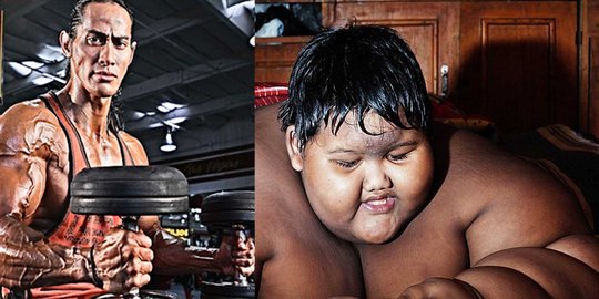 Jenguk Arya, Ade Rai bawa barbel seberat 3 kilogram