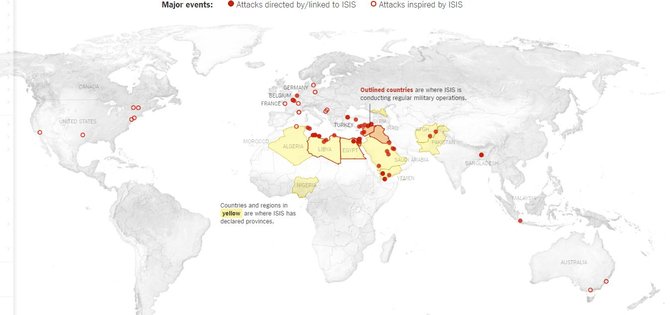 peta serangan isis di seluruh dunia