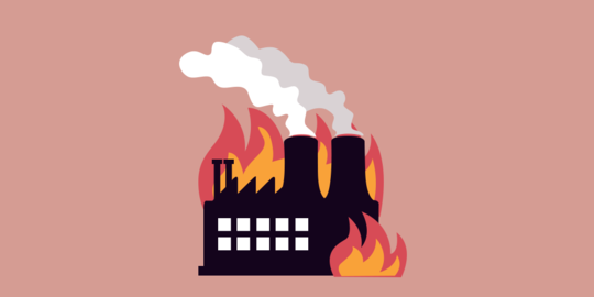 Kantor Dinkes Kota Tangsel terbakar, pegawai berhamburan