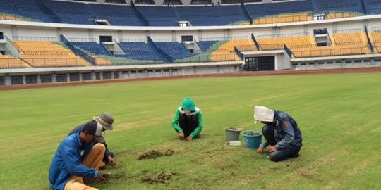 Masih perbaikan, amankah GBLA dipakai laga Persib vs Persija?