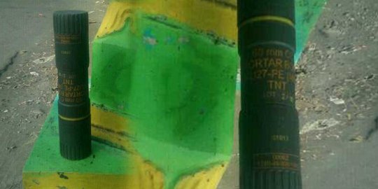 Benda mirip bom ditemukan di depan rumah kosong dekat SPBU