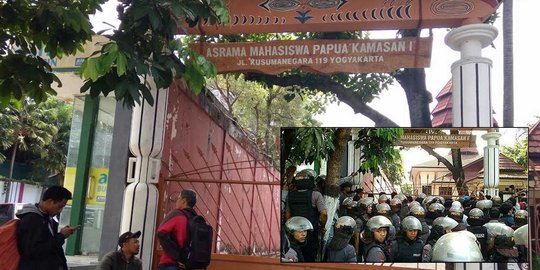 Ini tujuan aksi mahasiswa Papua di Yogya sebelum akhirnya dikepung