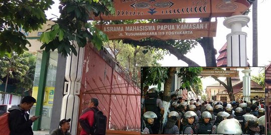 Kronologi pengepungan mahasiswa Papua di Yogyakarta