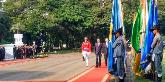 Presiden Jokowi terima kunjungan PM Selandia Baru di Istana