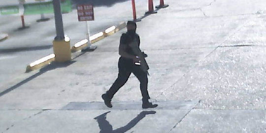 Aksi brutal penembakan polisi di Baton Rouge