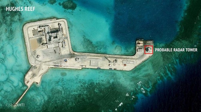 china bangun radar di laut china selatan