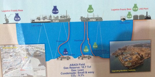 Pemerintah pasrah keuntungan negara berkurang dari Blok Masela