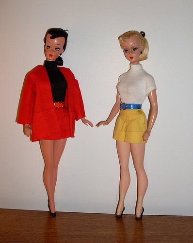 boneka vintage bild lilli dari tahun 1950 an