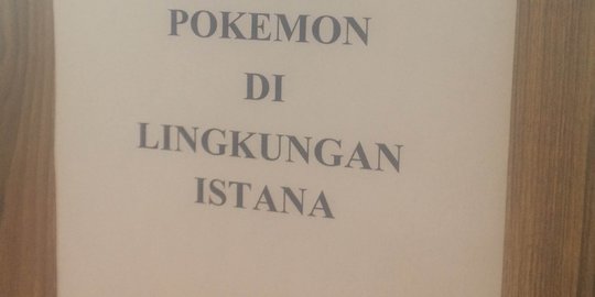 Istana: Ini kantor Presiden bukan tempat bermain Pokemon Go