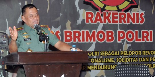 Panglima TNI minta teroris anggota Santoso segera turun gunung