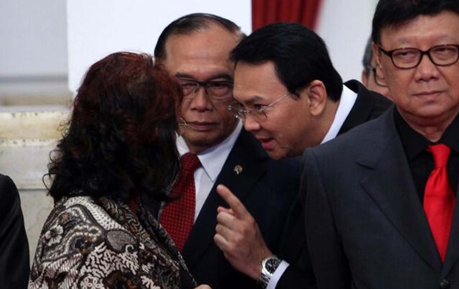 menteri susi dan ahok