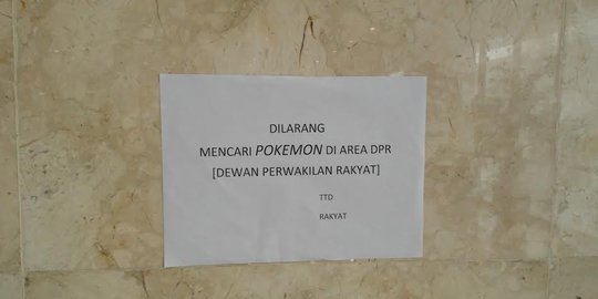 Ini tempat terlarang bermain Pokemon di Indonesia
