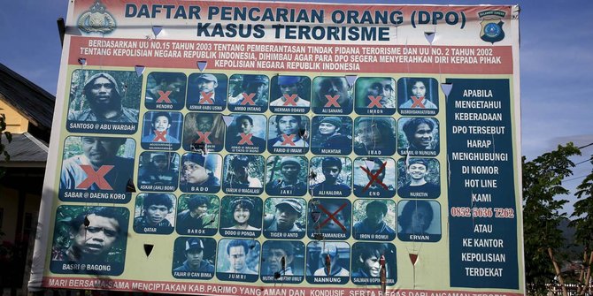 Cerita Poso dijadikan qoidah aminah teroris di Indonesia 
