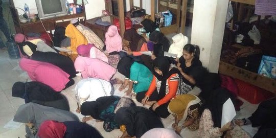 Tempat penampungan TKI ilegal di Bekasi digerebek Bareskrim | merdeka.com