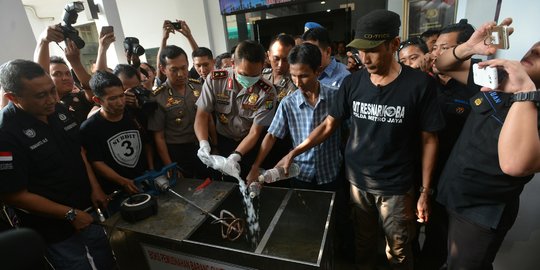 Polda Metro Jaya musnahkan 81 kg sabu dan 23 kg ganja