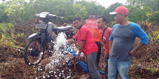 Inovatif, sepeda motor ini disulap untuk padamkan kebakaran hutan