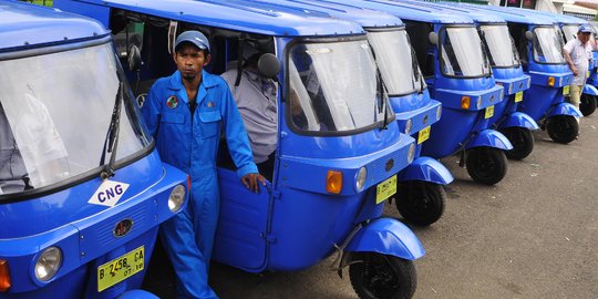 Sempat akan dilarang, bajaj tetap boleh melintas di depan Istana