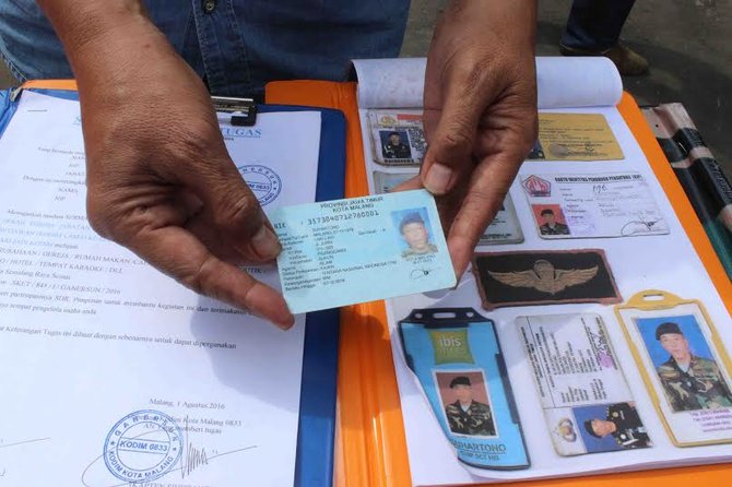 suhartono tni gadungan di malang