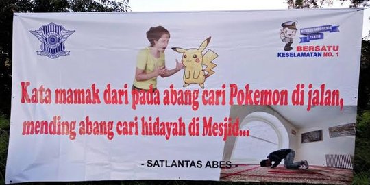 Satlantas Aceh Besar ingatkan warga tak cari Pokemon di jalan raya