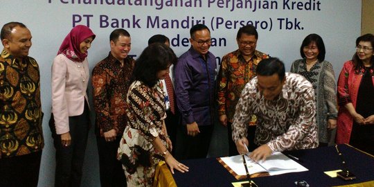 Bank Mandiri danai proyek Palapa Ring Barat senilai Rp 875 miliar