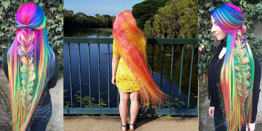 Gadis Rapunzel dari Australia ini punya rambut yang bikin iri