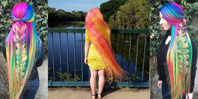 Gadis Rapunzel dari Australia ini punya rambut yang bikin 