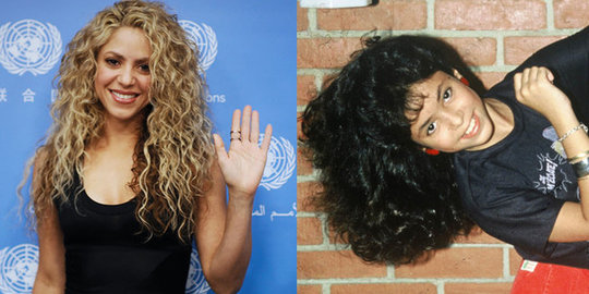 para selebriti cantik dengan rambut asli, masih tetap keren?