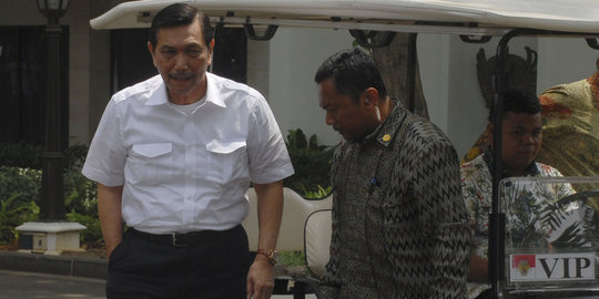 Jokowi geser Luhut jadi Menko Kemaritiman, Wiranto Menko Polhukam