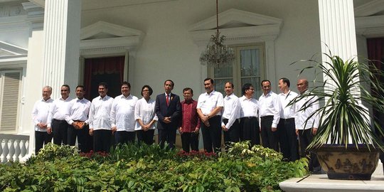 Jokowi-JK perkenalkan wajah baru menteri Kabinet Kerja