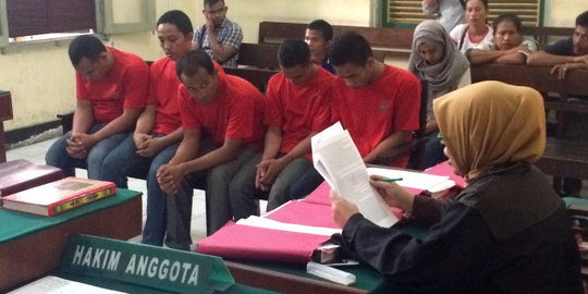 5 Terdakwa kurir 25 kg sabu terancam hukuman mati di PN Medan