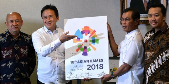 Ini logo baru Asian Games 2018, Jokowi yang pilih