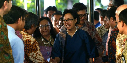 Jokowi pesan agar Sri Mulyani mampu ciptakan kepercayaan publik