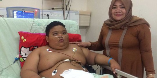 Curhat mengharukan Rizki bocah obesitas selama dirawat di ruang ICU