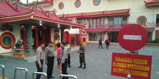 Polres Kediri Kota amankan Klenteng dan Vihara antisipasi kerusuhan
