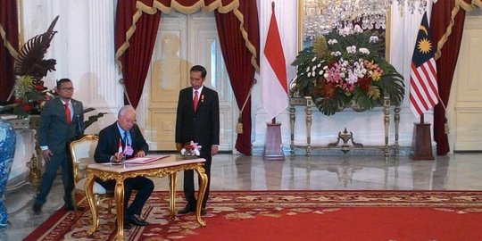 Bertemu PM Najib, Jokowi bahas batas wilayah RI dan 