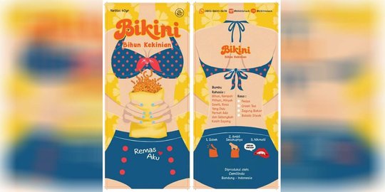 Heboh, mi 'bikini' pajang tubuh wanita berbikini