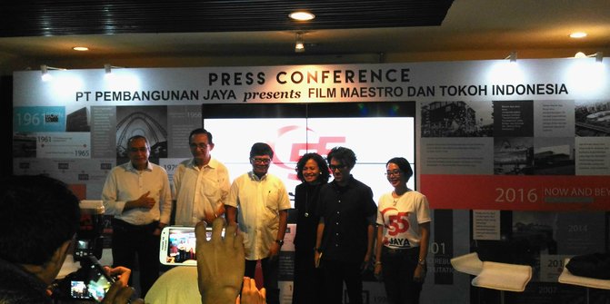 peristiwa proklamasi menunjukkan sikap HUT ke 55 PT Pembangunan Jaya rilis film Maestro Tokoh 