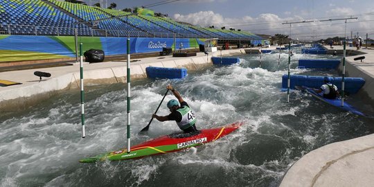 Melihat lebih dekat serunya trek kano Olimpiade Rio