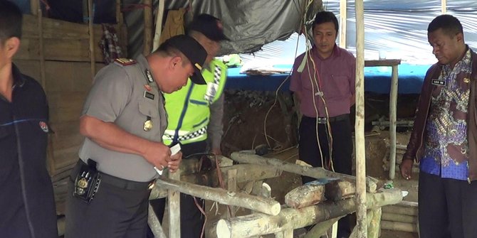 Tambang emas ilegal di Bukit Menoreh ditutup, 4 orang 