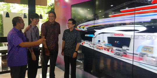 Ini unit display di booth Toyota di GIIAS 2016