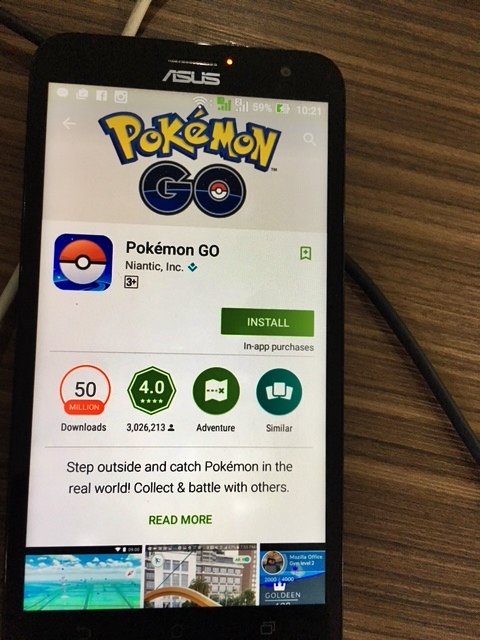 aplikasi resmi pokemon go di google play store