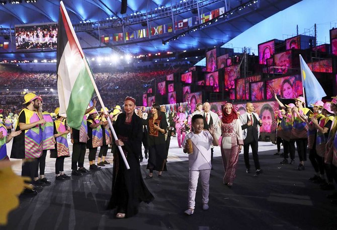 parade atlet di olimpiade 2016